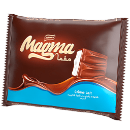 Sac mini carré Chocolat créme de lait