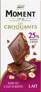 Maxon Croquants Lait Noisette Raisin