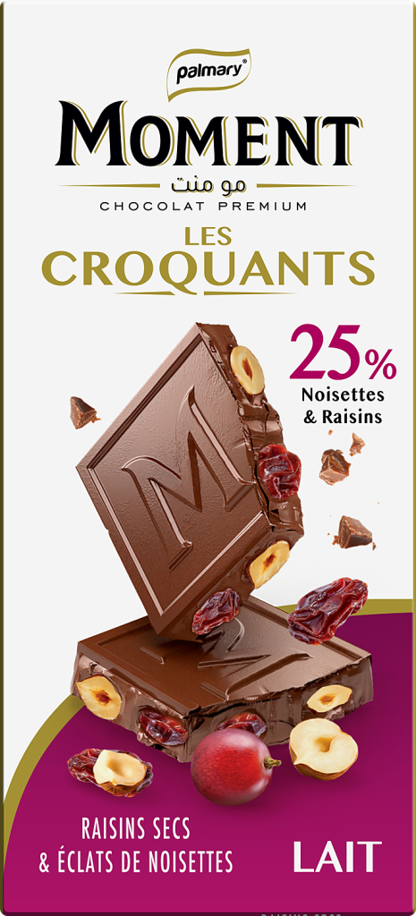 Maxon Croquants Lait Noisette Raisin