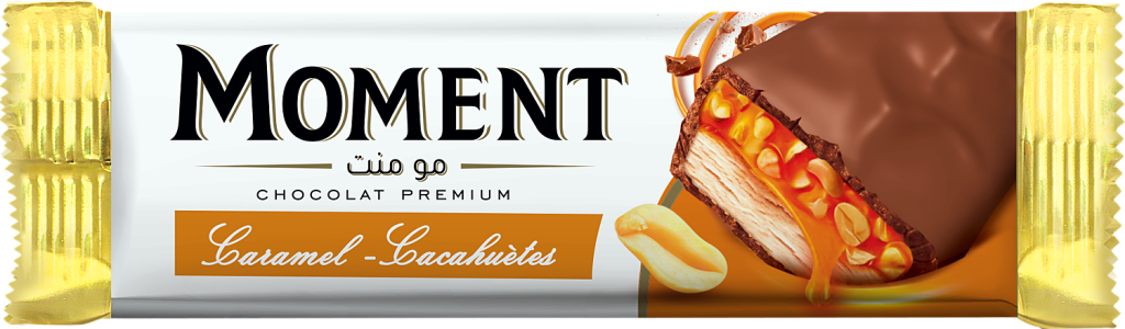 Moment Barre Caramel Cacahuètes
